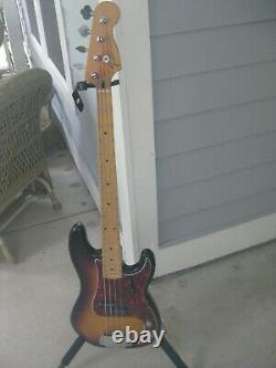 Fender 60th Anniversary Precision Bass. MIM. Sunburst 2011