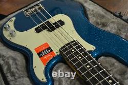 Fender American Professional Precision Bass, Replaced Turquoise Flake Body 8.5lb