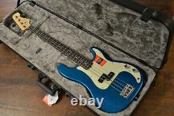 Fender American Professional Precision Bass, Replaced Turquoise Flake Body 8.5lb