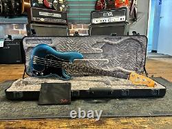 Fender American Professional Precision II 2023 Dark Night Electric Bass Guitar