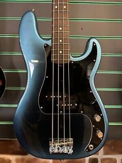 Fender American Professional Precision II 2023 Dark Night Electric Bass Guitar