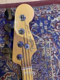 Fender American Standard Jazz Bass Guitar (with fender strap and hard case)