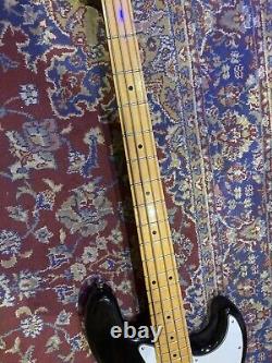 Fender American Standard Jazz Bass Guitar (with fender strap and hard case)