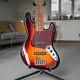 Fender American Standard Jazz Bass V 3-tone Sunburst With Fender Abs Molded Bass