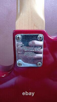 Fender American USA Deluxe Precision Bass Active 4 String Candy Apple Red