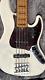 Fender American Ultra Jazz Bass V 5-string Maple Arctic Pearl + Hard Case (used)