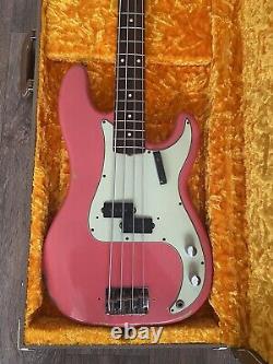 Fender Custom Shop'63 Relic Precision Bass Fiesta Red