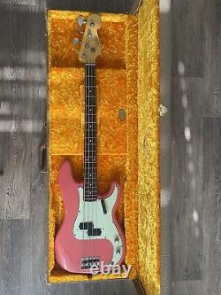Fender Custom Shop'63 Relic Precision Bass Fiesta Red