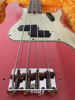 Fender Custom Shop'63 Relic Precision Bass Fiesta Red