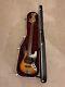 Fender Deluxe Jazz Bass (mexico) 5 String Bass Guitar Sunburst With Hiscox Case