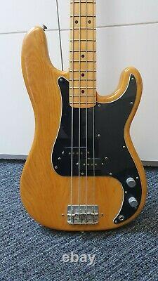 Fender Electric Bass Guitar 1978 Natural wood
