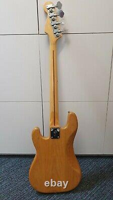 Fender Electric Bass Guitar 1978 Natural wood