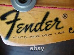 Fender Fretless Jazz Bass 1972 Babicz Bridge Case USA Made