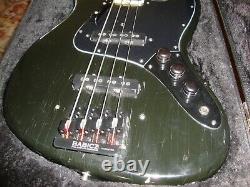Fender Fretless Jazz Bass 1972 Babicz Bridge Case USA Made