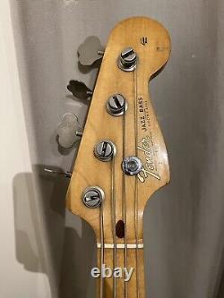 Fender Fretless Jazz Bass, Black, Tort Pickguard, Tug bar, Mods Available