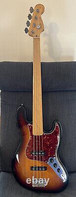 Fender Fretless Jazz Bass, Sunburst, Tort Pickguard, Mods Available. Stunning