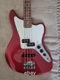 Fender Jaguar PJ Bass Guitar Player 1 MIM Candy Apple Red