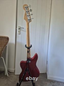Fender Jaguar PJ Bass Guitar Player 1 MIM Candy Apple Red