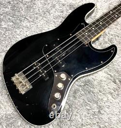 Fender Japan AERODYNE 2014 JAZZ BASS Black Electric Bass Guitar From Japan