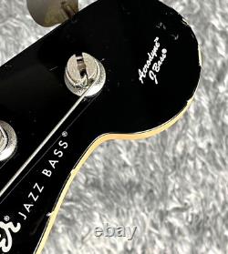 Fender Japan AERODYNE 2014 JAZZ BASS Black Electric Bass Guitar From Japan