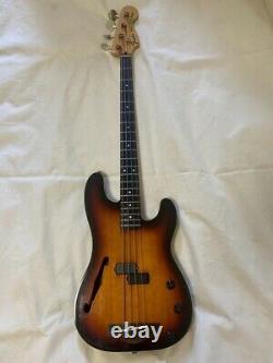 Fender Japan PBAC-100 Thinline Piezo Pickup Precision Bass 3-Tone Sunburst