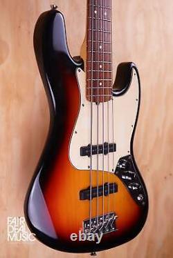 Fender Jazz Bass V Electric Bass Guitar with S-1 Switch in Sunburst, USED