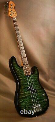 Fender Masterbuilt Precision P Bass Slab Body Quilted Maple