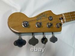 Fender Mexico 50s Blonde Precision Bass Maple Fretboard Gold Anodized Pickguard
