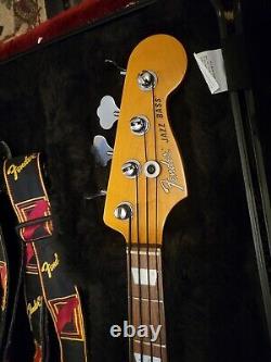Fender Modern Player Jazz Bass Satin 2-Color Sunburst Electric Bass Guitar