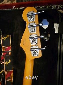 Fender Modern Player Jazz Bass Satin 2-Color Sunburst Electric Bass Guitar