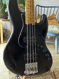 Fender Modern Player Jazz Bass in Satin Black (2014) with Gator hardshell Case