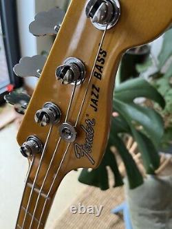 Fender Modern Player Jazz Bass in Satin Black (2014) with Gator hardshell Case