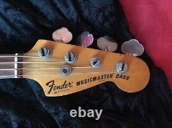 Fender MusicMaster Bass Black 78