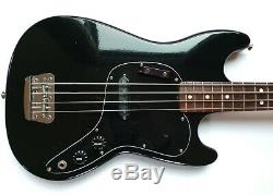 Fender Musicmaster Electric Bass Guitar 1978 Vintage USA Black withHSC