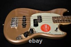 Fender Mustang P/J Bass Firemist Gold