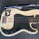 Fender P Bass 1984, Made In Japan, White, Dimarzio Pick Ups, + Case