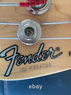 Fender P Bass 1984, Made in Japan, White, DiMarzio Pick Ups, + Case