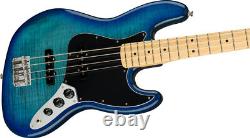 Fender Player Electric Jazz Bass Guitar Plus Top Blue Burst