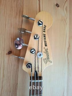 Fender Player Mustang Bass guitar, made in Mexico, La Bella flat wound strings