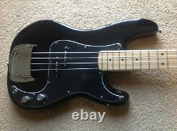 Fender Precision American Standard Bass S1 Black-Maple 2006 withCase