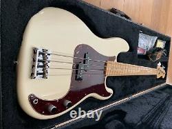 Fender Precision Bass, American Standard, Olympic White/ Maple Neck MINT