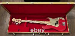 Fender Precision Bass Guitar,'50s Style, Dakota Red, Upgraded And Stunning