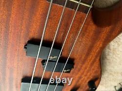 Fender Precision Bass Lyte Deluxe Very Rare Natural Mahogany 1996/97 Vgc