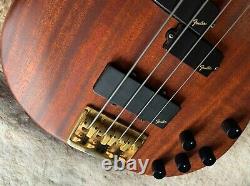 Fender Precision Bass Lyte Deluxe Very Rare Natural Mahogany 1996/97 Vgc