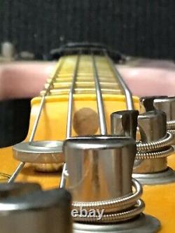 Fender Precision Bass, Relic Shell Pink over Sunburst