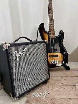 Fender Squier Affinity P Bass With Fender Rumble Bass Amp