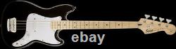 Fender Squier Affinity Series Bronco Black Short-Scale Electric Bass Guitar