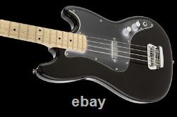 Fender Squier Affinity Series Bronco Black Short-Scale Electric Bass Guitar