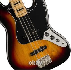 Fender Squier Classic Vibe'70s Jazz Bass 3-Colour Sunburst Electric Bass Guitar