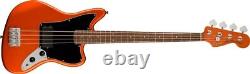 Fender Squier Electric Bass Guitar Affinity Series Jaguar H Metallic Orange